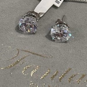 Fantasia by Deserio - 14k White Gold 2.5ct Stud Earrings